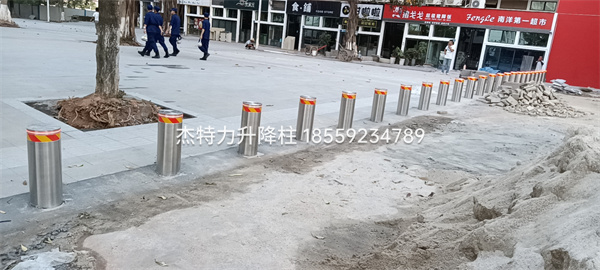 杰特力-学院门口电动挡车升降柱