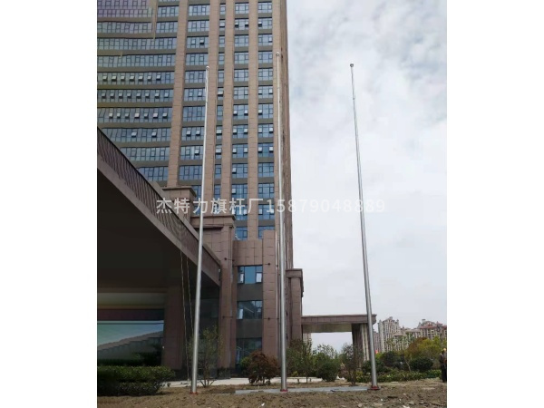 杰特力-工厂企业集团不锈钢锥形电动旗杆