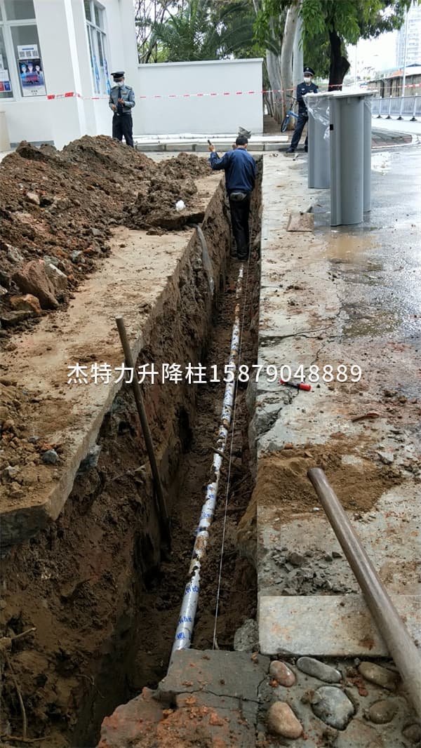 升降柱安装实拍