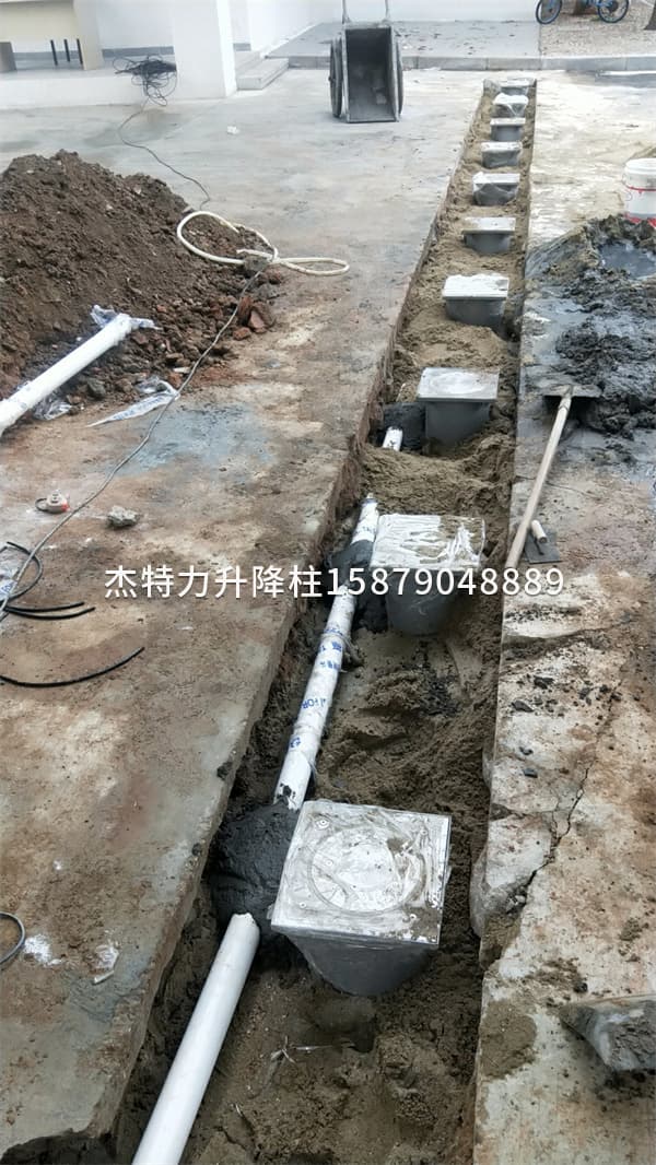 升降柱安装实拍