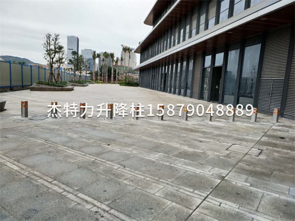 杰特力-办公楼隔离防撞升降柱